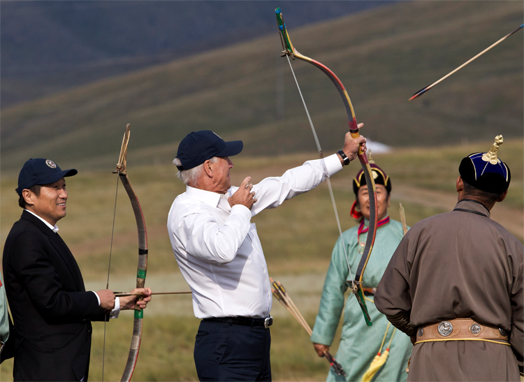 Joe Biden reportedly enjoying summer camp in Mongolia